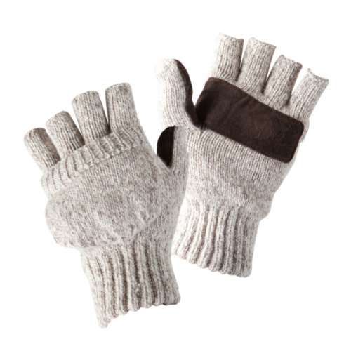 Women's Igloo Raggwool Gloves Flip Mittens