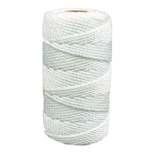 H and H 1/4 Lb White Nylon Twisted Twine
