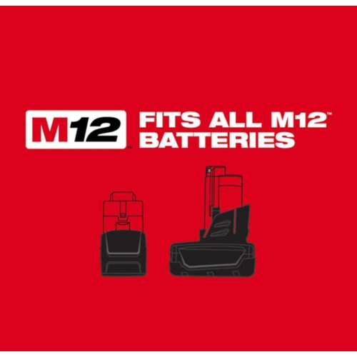 Milwaukee M12 12V Cordless Brushed 2 Tool Drill and Impact Driver Kit