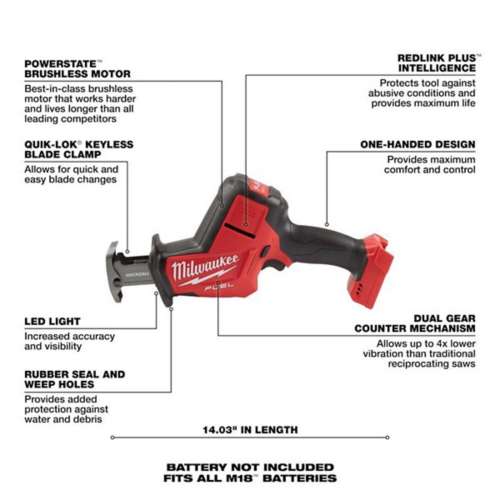 Milwaukee M18 FUEL Hackzall Reciprocating Saw - Tool Only
