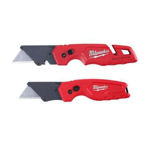 Milwaukee Fastback Folding Utility Knife - 2 Pack Set