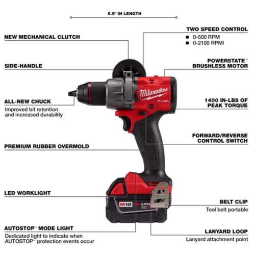 Milwaukee 18 best sale volt hammer drill