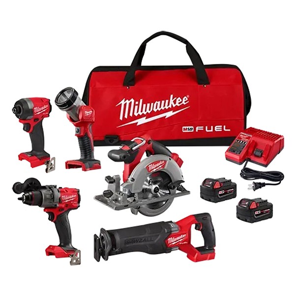 Milwaukee FUEL 5 Tool Combo Kit