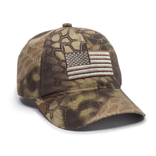 Men's Outdoor Cap Company American Tonal Flag Adjustable Hat