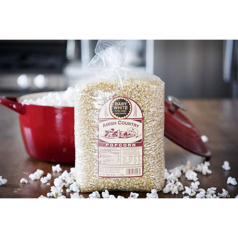 Amish Country Popcorn Baby White 6 Lb