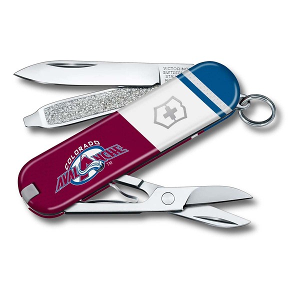 Swiss Army Classic SD NHL Edition Colorado Avalanche Pocket Knife - Swiss Army