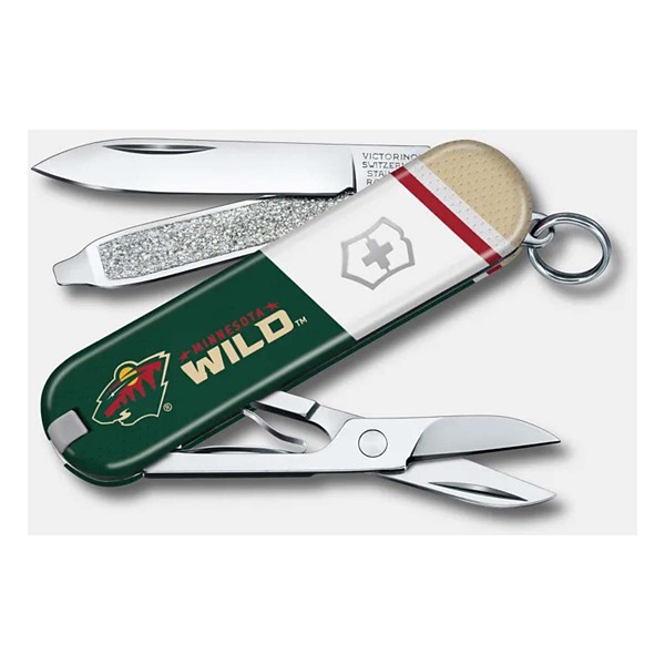 Swiss Army Classic SD NHL Edition Minnesota Wild Pocket Knife - Swiss Army