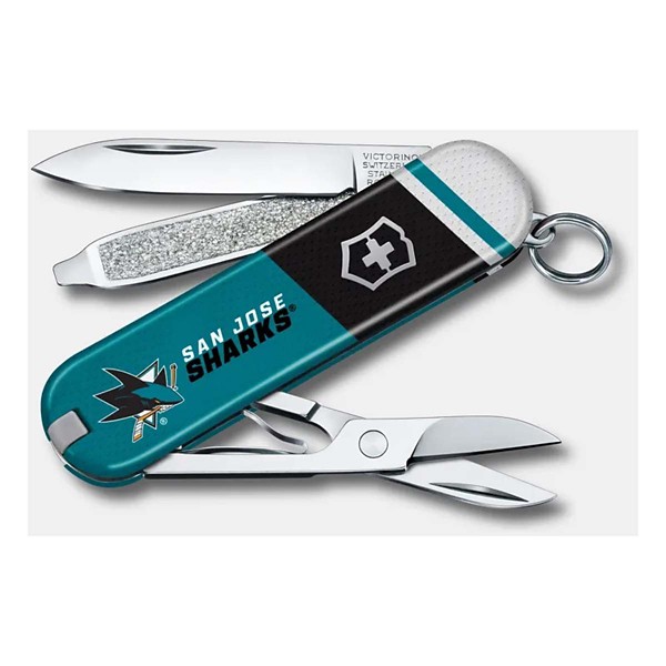 Swiss Army Classic SD NHL Edition San Jose Sharks Pocket Knife - Swiss Army