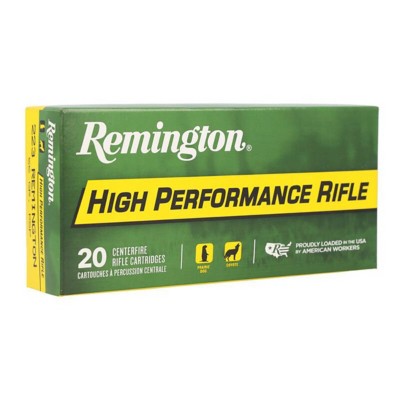 Remington High Performance Rifle Ammunition 20 Round Box