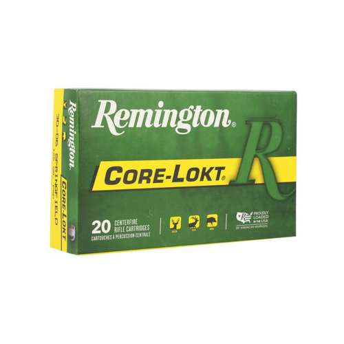 Remington Core-Lokt Pointed Soft Point Rifle Ammunition 20 Round Box