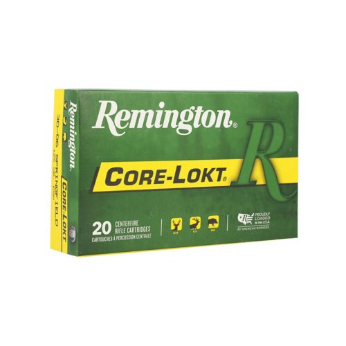 Remington Core-Lokt Soft Point 270 Winchester Rifle Ammunition 20 Round Box