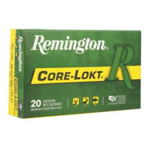 Remington Core-Lokt Pointed Soft Point Rifle Ammunition 20 Round Box