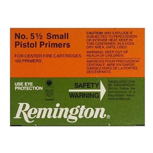 Remington Small Pistol No. 5.5 Primer Sleeve 100 ct.