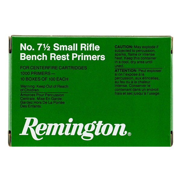 REMINGTON Small Rifle No. 7.5 Bench Rest Primer Brick