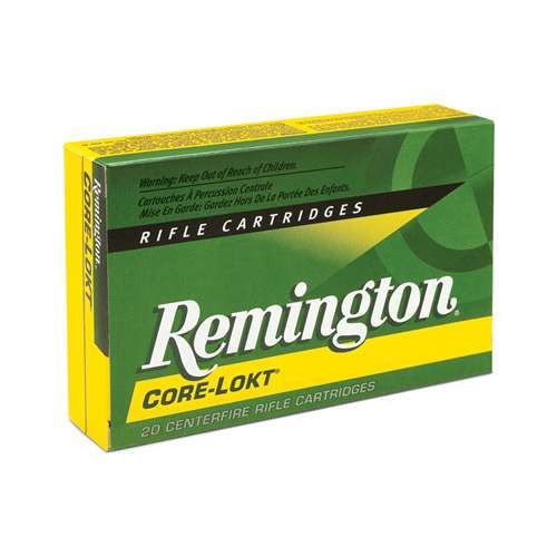 Remington Core-Lokt Soft Point Rifle Ammunition 20 Round Box