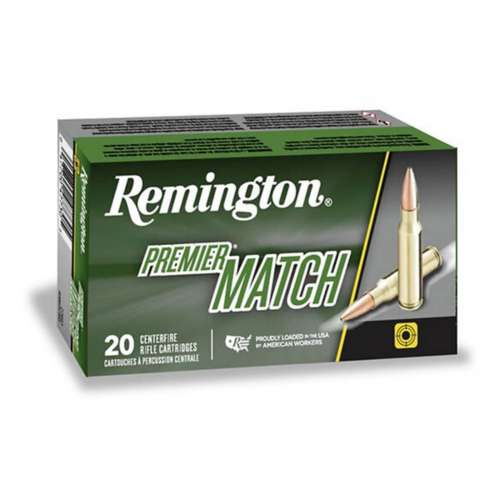 Remington Premier Match Rifle Ammunition 20 Round Box