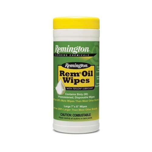 Remington Arms 7-Inch Pop-Up Oil Wipes