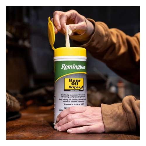 Remington Arms 7-Inch Pop-Up Oil Wipes
