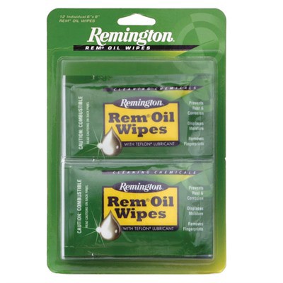 Remington Rem Oil Wipes 12-Pack