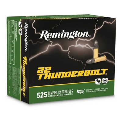 Remington 22 Thunderbolt Rimfire Ammunition 525 Round Box