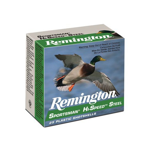 Remington Sportsman Hi-Speed Steel 12ga 3" 1-1/4oz #4 25bx