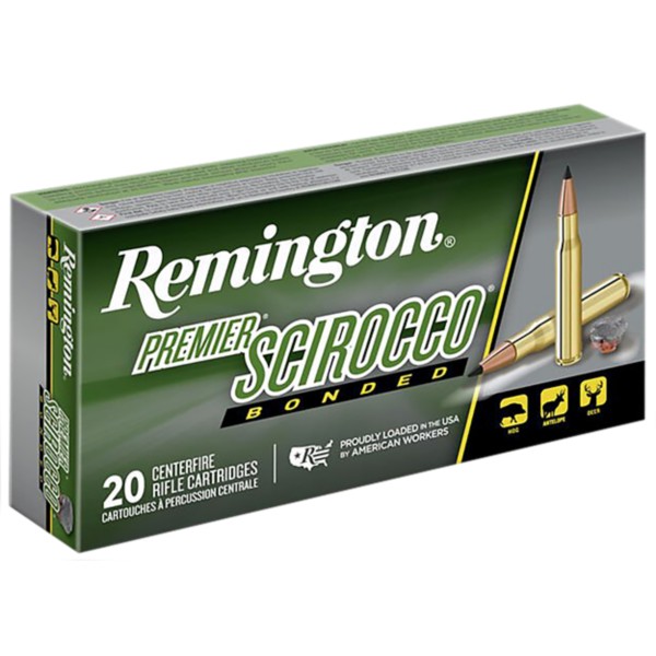 REMINGTON Premier Scirocco Bonded Rifle Ammunition