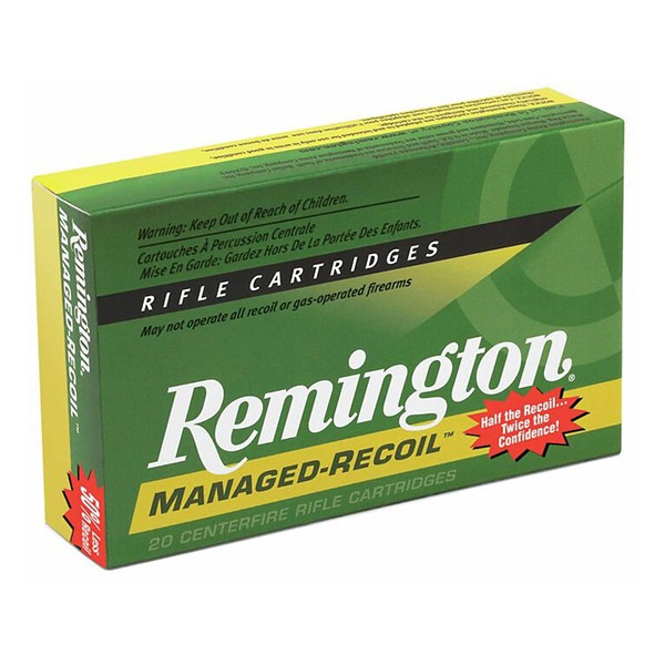 REMINGTON Managed Recoil Rifle Ammunition