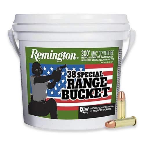 Remington UMC FMJ Pistol Ammunition 300 Round Range Bucket