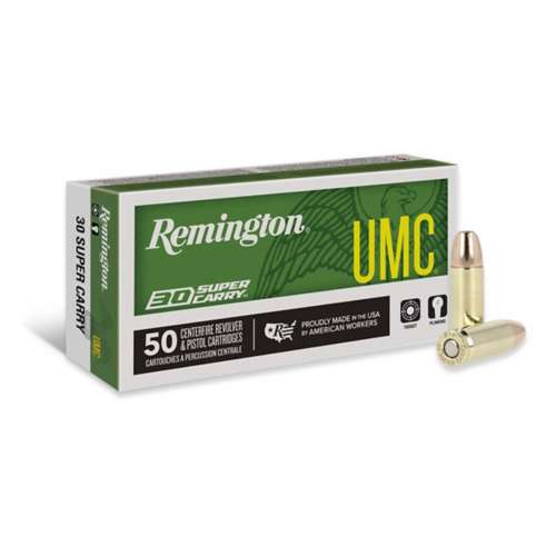 Remington UMC FMJ Pistol Ammunition 50 Round Box