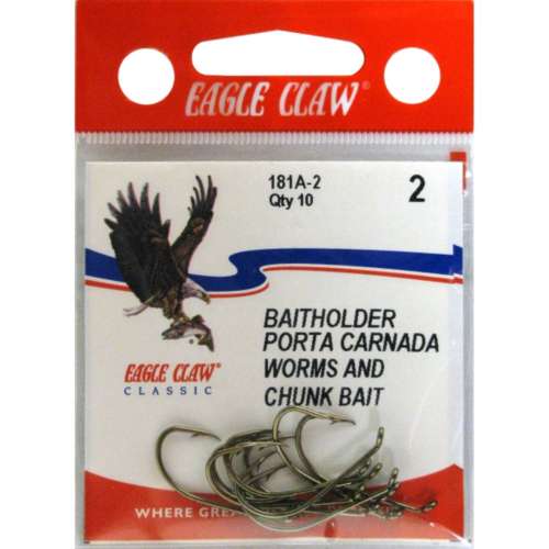 Eagle Claw Classic Bait Holder Hooks