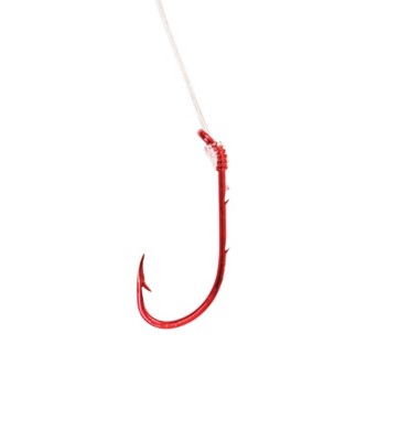 Eagle Claw Snelled Red Hooks Package