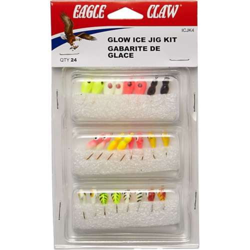 Eagle Claw Glow Ice Jig Kit