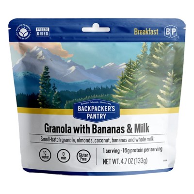 Backpacker's Pantry Granola with Bananas & Milk