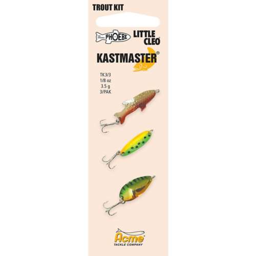 Acme Trout Spoon Multi Pack 1/8 Oz Painted
