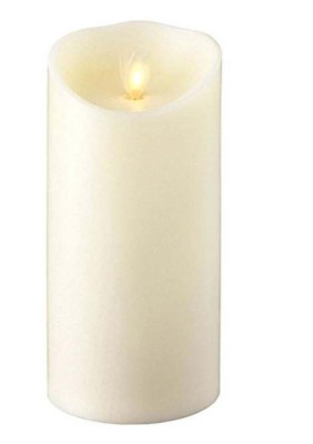 M & B Products Ivory Flameless Vanilla Candle