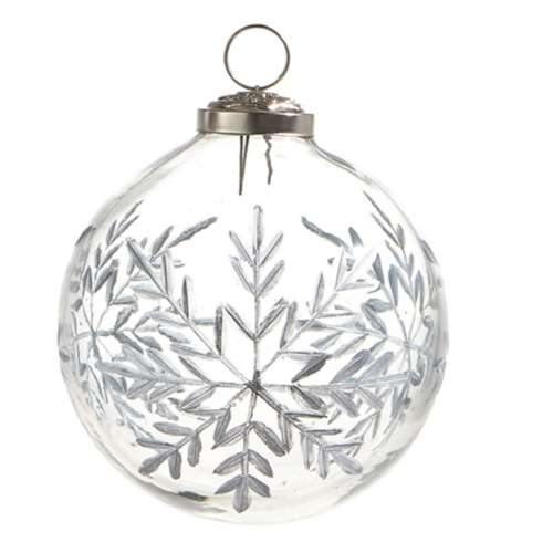 New England Patriots Snowflake Christmas Ornament