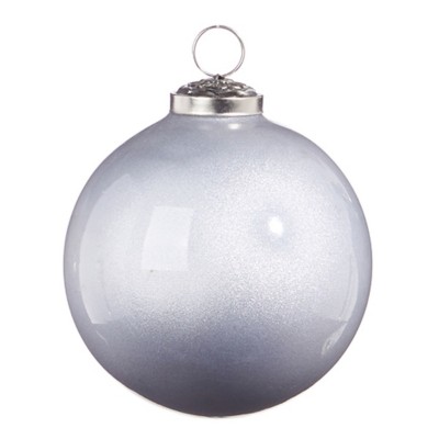 RAZ Imports 4" Silver Ball Ornament