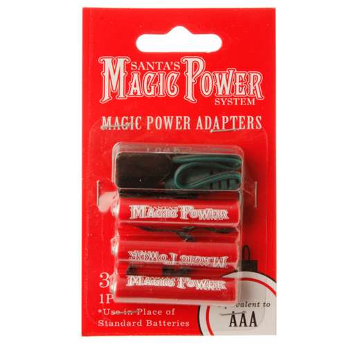 RAZ Imports Santa's Magic Power 3 Batteries Adapter
