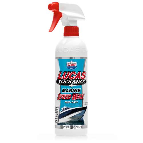 Lucas Slick Mist Marine Speed Wax 24 Oz Spray Bottle