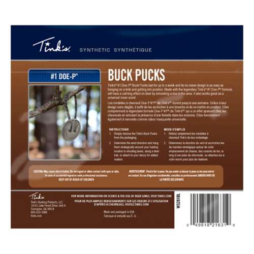 Tink's Synthetic #1 Doe-P Buck Pucks