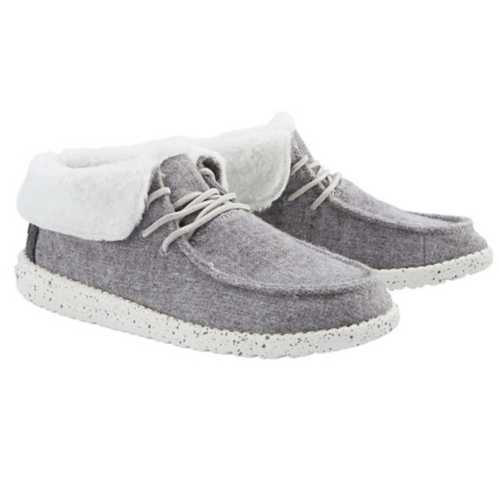 women's hey dudes fur lined
