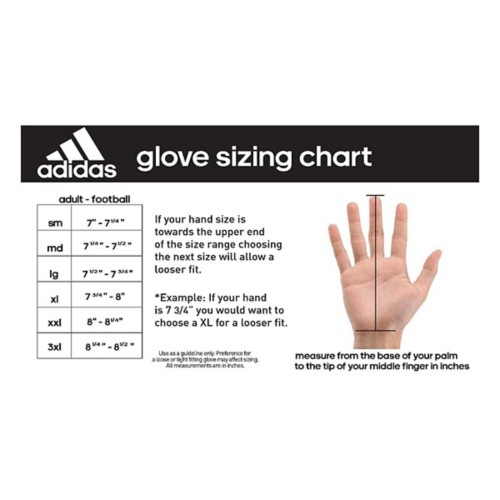 Adizero size chart shop