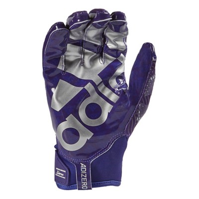 purple adidas football gloves