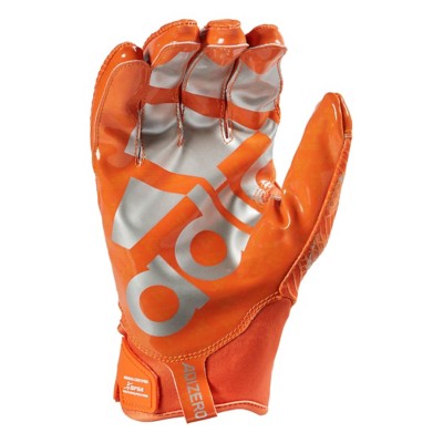 orange adidas football gloves