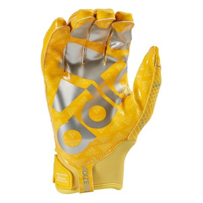 gold adidas football gloves