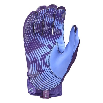 purple adidas football gloves