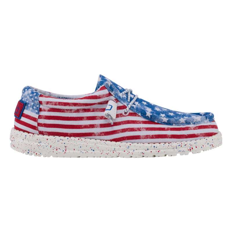 Mens Wally hey dude stars & stripes - slishbychie.sakura.ne.jp