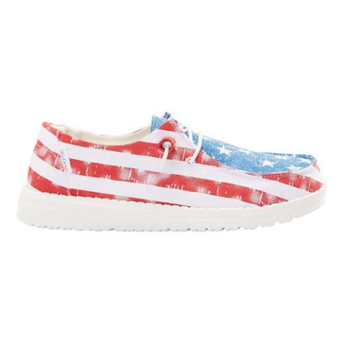 Women's HEYDUDE Wendy Stars & Stripes Print Shoes