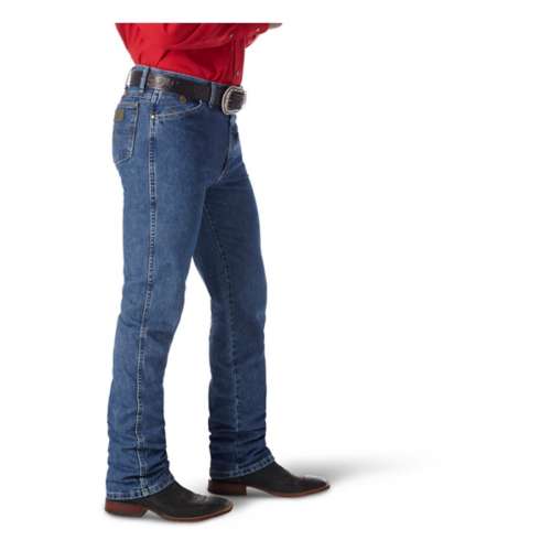 Men's Wrangler george Schuhe Strait Cowboy Cut KIDS Fit Bootcut Jeans