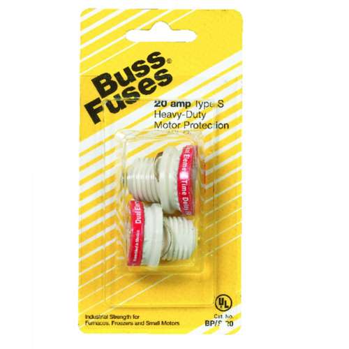 Cooper Bussmann 20 AMPS Plug Fuse 2 Pack